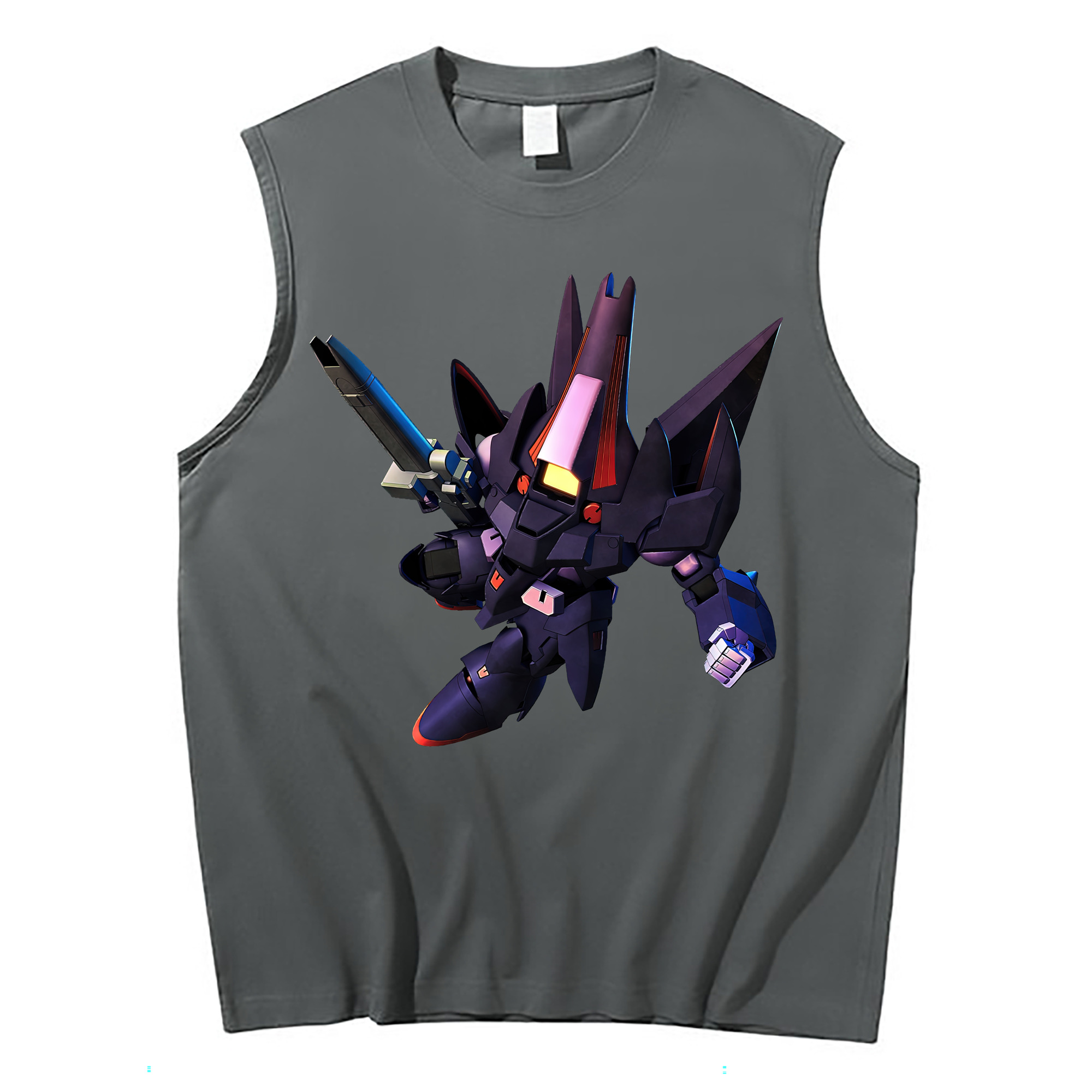 （画像用） 機動戦士ガンダム Mobile Suit Gundam コットン100％タンクトップ（フロントプリント）
